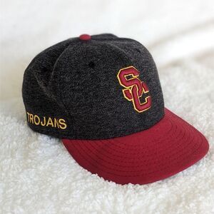 USC Trojans YOUTH 9FIFTY Tweed Turn New Era Snap Back Cap